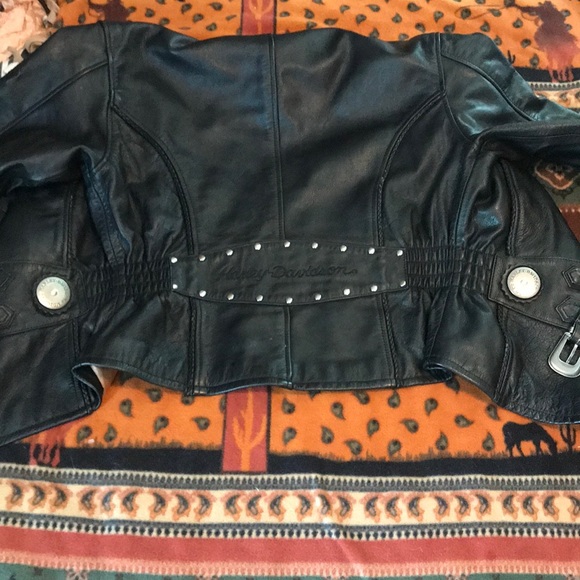 🔥Harley Davidson🔥 woman’s motorcycle jacket M - Picture 12 of 16
